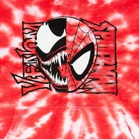 Spider-Man Boys Venom Tie-Boye Grafički pulover, veličine 4-18