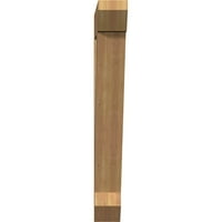 Ekena Millwork 1 2 W 32 d 44 h Tradicionalna sloja glatka nosača, zapadnjački crveni cedar