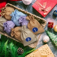 1. torba za kalendar-božićni poklon s uzorkom uređenja doma