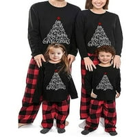 Stoljeća božićna pidžama za obiteljsku obiteljsku božićnu pidžamu set pjs praznike xmas obiteljski jamci za spavanje