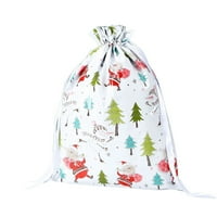 Pgeraug zavojni džepni izvlačenje božićne bombonske torbe Elk Santa izvlačenje torbe za božićnu pakiranje torba