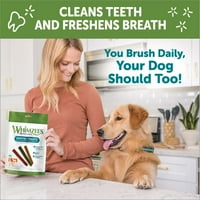 Prirodne dnevne zubne poslastice bez žitarica dugog djelovanja za pse, a-lista, velika, pakiranje od 7 komada
