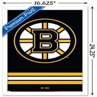 Boston Bruins - plakat s logotipom na zidu, 14.725 22.375