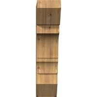 Ekena Millwork 1 2 W 20 d 24 h Balboa Slat Smooth Bracket, zapadni crveni cedar