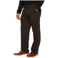 Klasične muške hlače s ravnim prednjim dijelom, lagane, rastezljive Kaki hlače