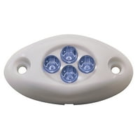 Inovativna rasvjeta 004-2100-led za površinsku montažu ljubaznošću svijetloplave LED diode s bijelim kućištem