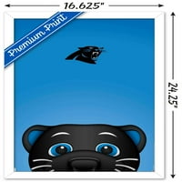 Zidni plakat Carolina Panthers-maskota S. Prestona sir Murr, 14.725 22.375