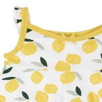 Gerber Baby & Toddler Girl haljina, pokrivač pelena i set odjeće za sunčanje, 3-komad