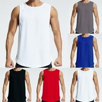 Muška ljetna udobna ležerna Majica Bez rukava, pripijeni vrhovi, majica za vježbanje u teretani, majica za fitness