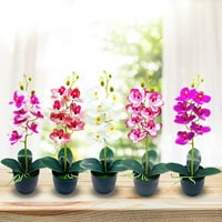 Umjetno cvijeće orhideje Vnanda u Saksiji, phalaenopsis, umjetno plastično cvijeće orhideje, umjetno cvijeće orhideje