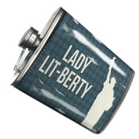 Flask Lady Lit-Bertet Četvrti srpanj Lady Liberty