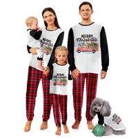 Obiteljska pidžama, identični kompleti, pidžama od pamuka, pidžama s likovima iz crtića za bebe, odrasle,
