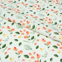 Tkanine, pamučni Print, ručno tkani poplun,, cvjetni uzorak morskog konja Denise Palmer, dvorišno rezanje