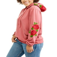 Ženska majica s cvjetnim vezom u donjem dijelu