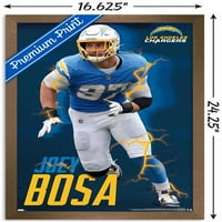 Zidni poster Los Angeles Chargers - Joie Boza, 14.725 22.375