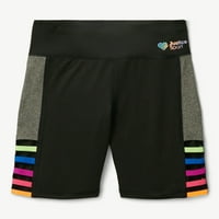 Justice Girl's J-Sport Rainbow Trim Bike Short, veličina XS-XLP