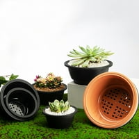 Creepiera succulent pot neprobojni prozračni plastični izdubljeni dizajn Bonsai lonca za dom