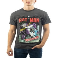 Muški DC Comics Joker i Batman Vintage Cover Print grafička majica