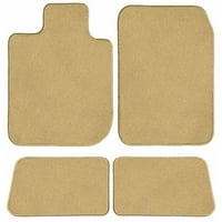 Honda CR -V Beige Classic Carpet Car Mats Podne prostirke, prilagođeni fit za 2017., - - Prostirke vozača i putnika