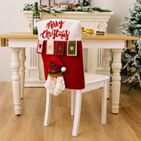 Božićni ukras Božićni stereo Stari snjegović Elk navlaka za stolicu