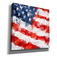 Epski grafiti američka zastava , zidna umjetnost na platnu, 18mech12