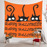 Halloween Tapestry, Happy Halloween Wall Tapisery, za spavaću sobu za dnevnu sobu Dorm dekor kuće,262