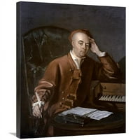 Globalna galerija u. Composer Handel Art Print - Philippe Mercier