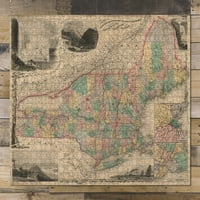 slagalica-Karta Nove Engleske