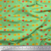 Soimoi Rayon tkanina Square i cvjetni umjetnički tisak šivaće tkanine