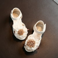 Oalirro ravne sandale mališana djeca Dječja djevojčica čipkana cvjetna zabava princeze kožne cipele sandale