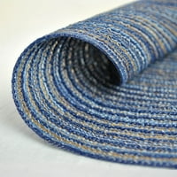 Šareni plavi okrugli ubrus od polipropilenske tkanine