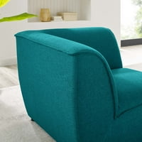 Sastoji se od kutne sekcijske sofe - fotelje u tirkiznoj boji