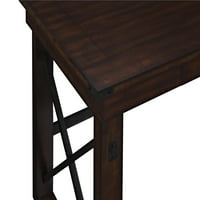 Računalni stol od furnira od drva od drva, Espresso