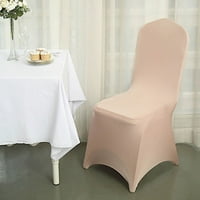 Elastične navlake za stolice od punog balzamičnog drveta od ružičastog zlata i spandeksa