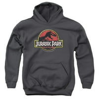 Jurassic Park-logotip M. A.-majica s kapuljačom za mlade-Plus size