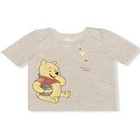 Winnie majice i odjeće za odjeću Pooh Boy Boy, 3PC