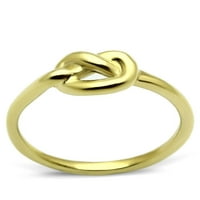 Zlatni prsten od nehrđajućeg čelika 9630 NBC - NBC bez kamena