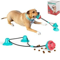 Igračka za pse s usisnom čašom, igračka za izvlačenje lopte za pse s dvostrukom usisnom čašom igračka za pse,