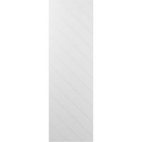Ekena Millwork 15 W 75 H TRUE FIT PVC dijagonalni sloj moderni stil Fiksni nosač, nedovršeni