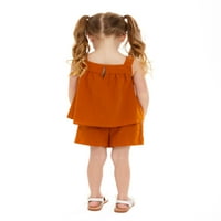 Wonder Nation Toddler Girls Top i Shorts Set, 2-komad, veličine 12m-5T