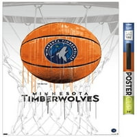 Minnesota Timbervulves-drip košarka 22.37 34 Poster