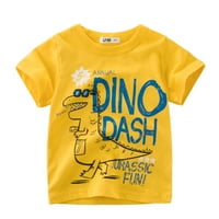 Tee Kids t Tops za crtane dinosaurske godine odjeća Baby mališani košulje rukav za rukav kratki dječaci morski