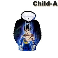 Shelby't Dragon Ball Z One 3D Anime Anime Fleece Hoodies i dukseve pulover Fleece Pulover modna kapuljača Tweershirt