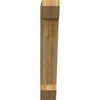 Ekena Millwork 6 W 28 d 36 h Tradicionalna sloja grubo pilana nosača, zapadnjački crveni cedar