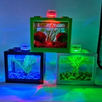 Hahasong riblji spremnik prozirna energija ušteda akrila LED svjetlo akvarij tenk za dekor sobe