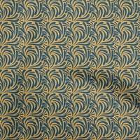 + pamučni poplin Senf Žuta apstrakcija tkanina za odjeću Uradi Sam tkanina za prošivanje Tkanina s otiskom širine