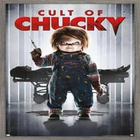 Dječja igra: Cult Chuckie - zidni poster na jednom listu, uokviren 14.725 22.375