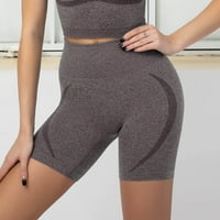Ženske kratke hlače Rasprodaja ispod 5 USD joga kratke hlače visokog struka u boji kave ženske sportske kratke