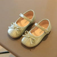 Leey-World Malice cipele Ljetne i jesenske djevojke čizme Slatke ravne čvrste boje luka ležerna i udobna djevojčica