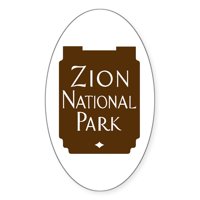 Nacionalni park Zion, Utah-naljepnica